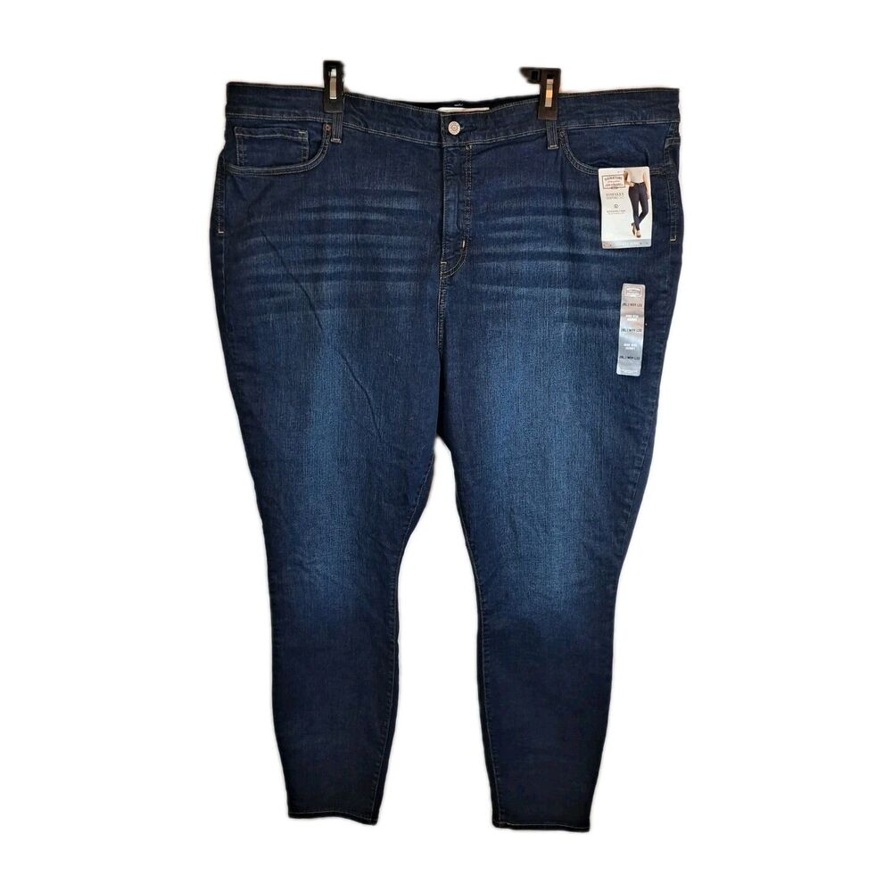 Signature Levi Strauss Gold Women's Jeans Size 28L (39x32) High Rise Skinny